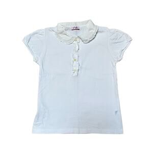 Il Gufo Ruffle Polo Shirt Size 6